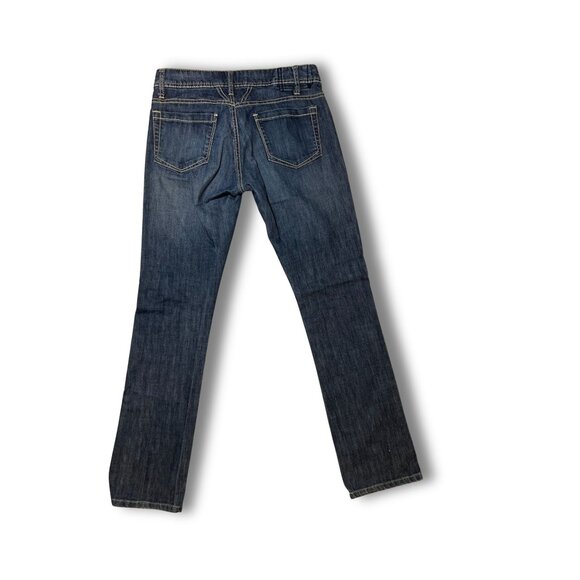 Marithe Francois Girbaud Denim Jeans Womens Size 28 Straight Leg Dark Wash Cotto - Picture 2 of 5